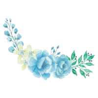 blomma bukett, blommig klämma konst element transparent bakgrund png