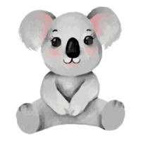 mignonne dessin animé koala, paresseux les koalas agrafe art élément transparent Contexte png