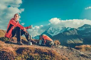 Hot Drink on a Trail photo