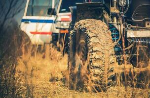 Off Road Vehicles on the Muddy Wilderness Trail photo