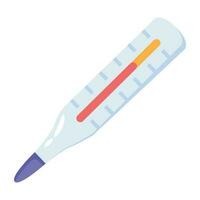 Trendy Mercury Thermometer vector