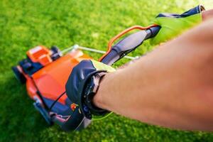 Grass Mowing Landscaping photo