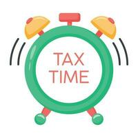 Trendy Tax Time vector