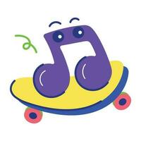 Trendy Quaver Concepts vector