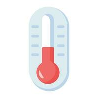 Trendy Thermometer Concepts vector
