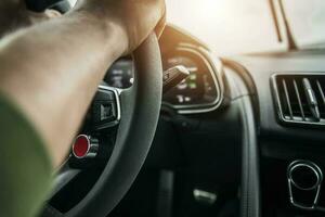 Modern Car Driving Theme photo