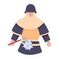 Trendy Ninja Character vector