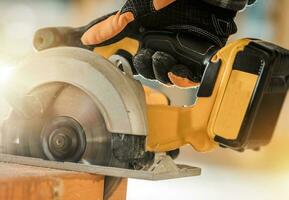 Power Saw Tool in Action photo