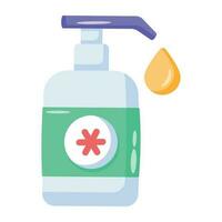 Trendy Medicated Soap vector