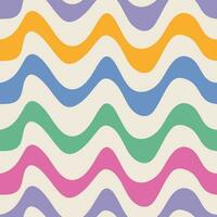 Waves background. Waves seamless pattern, Wavy background. Waves wallpaper. Retro background. vector