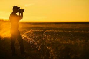 fotógrafo y el naturaleza foto