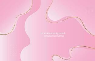 Abstract pink color wallpaper.pastel color.fluid texture.vector pink background. vector