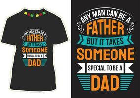 Father's Day T-shirt Design vector