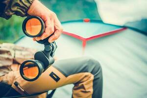 Wildlife Viewing with Binoculars photo