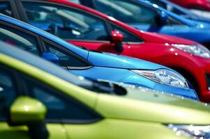 Colorful Cars Stock photo