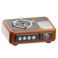 kitchenware stove illustration 3d png