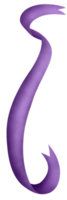 viola nastro acquerello struttura png