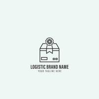 logístico logo vector