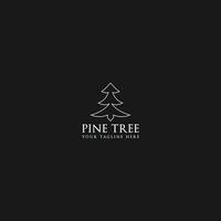pine tree logo vector
