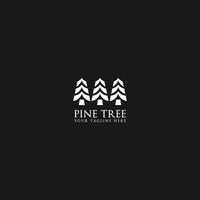 pine tree logo vector