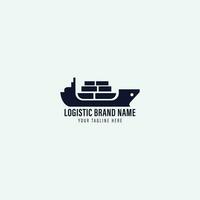 logistic logo vector