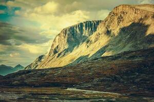 Norwegian Mountains Scenery photo