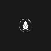 pine tree logo vector