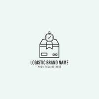 logistic logo vector