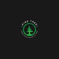 pine tree logo vector