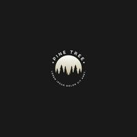 pine tree logo vector