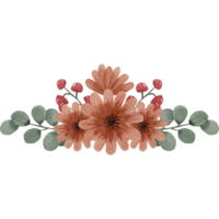 fleur bouquet, floral agrafe art élément transparent Contexte png