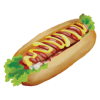 Hot Dog Fast Food Clip art Element Transparent Background png