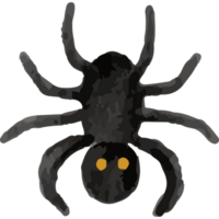 araignée Halloween agrafe art élément transparent Contexte png