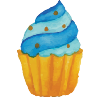 Cupcake compleanno ornamento clip arte elemento trasparente sfondo png