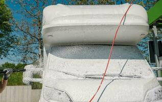 Camper Van RV Body Cleaning by Active Foam photo