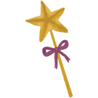 Magic Wand Clip art Element Transparent Background png