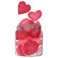 amor caramelo dulce Desierto acortar Arte elemento transparente antecedentes png