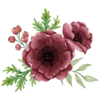 bloem boeket, bloemen klem kunst element transparant achtergrond png