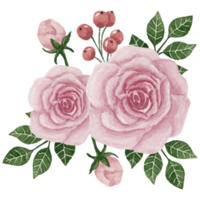 blomma bukett, blommig klämma konst element transparent bakgrund png