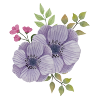 fleur bouquet, floral agrafe art élément transparent Contexte png