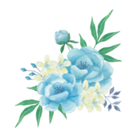 blomma bukett, blommig klämma konst element transparent bakgrund png