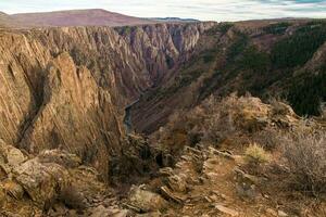 cañón negro del gunnison foto