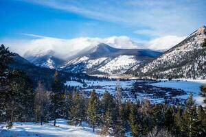 Rocky Mountains in Winter photo