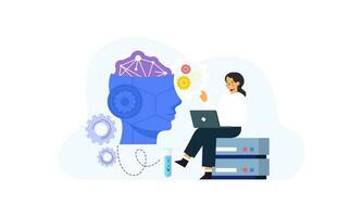 Artificial Intelligence concept vector illustration