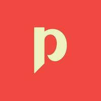 P letter logo vector