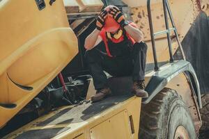 Devastated Truck Operator photo