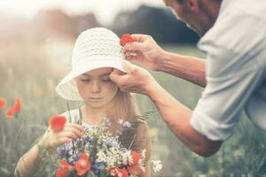 Father and His Daughter photo