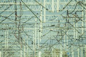 tracción poder eléctrico ferrocarril mástiles foto