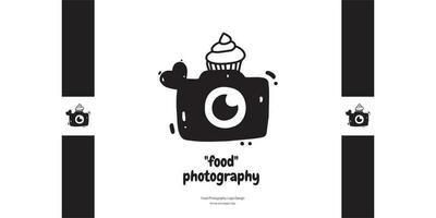 food photography logo design for club and event vector