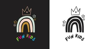 fun kif logo design for identity brand vector